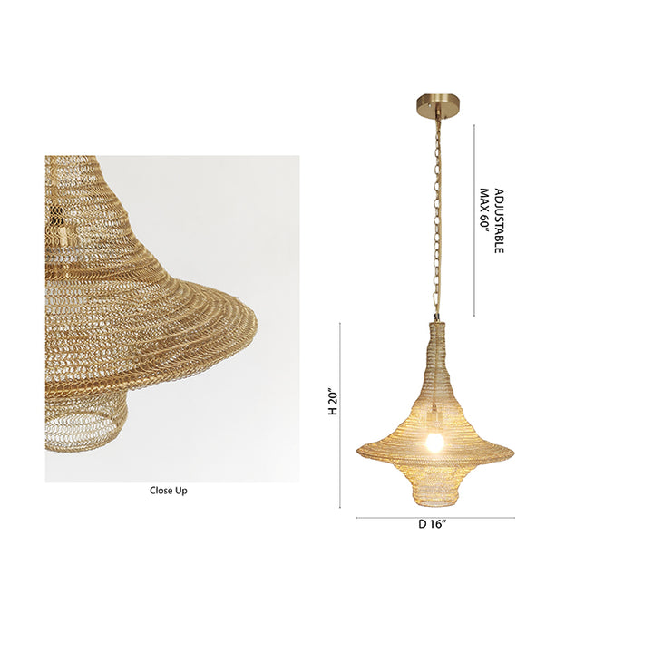 Powder Coat Chandelier (AC03) by Bethel - view 5
