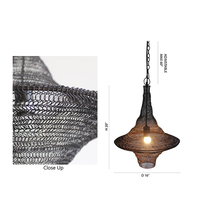 Powder Coat Chandelier (AC03) by Bethel - view 11