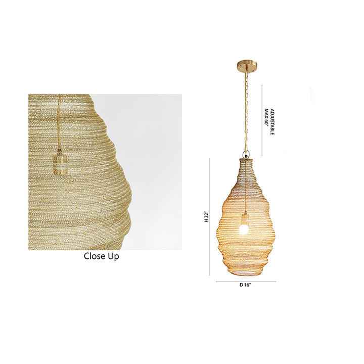 Powder Coat Chandelier by Bethel - view 4