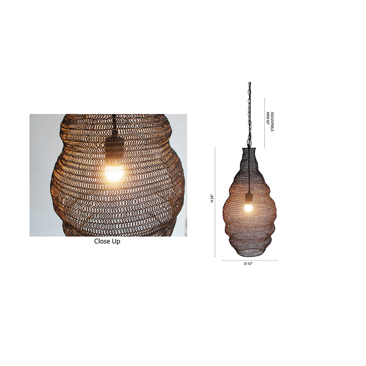 Powder Coat Pendant by Bethel - view 7