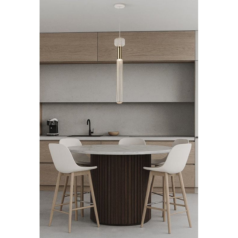 Clear Glass LED Pendant Light with Hardware by Bethel - view 16