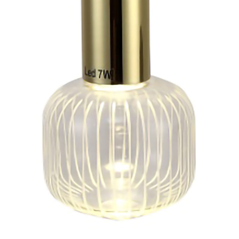 Clear Glass LED Pendant Light with Hardware by Bethel - view 8