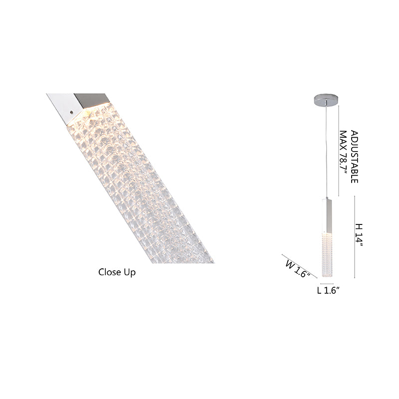 Frame LED Pendant Light with Clear Glass Shade by Bethel - view 10