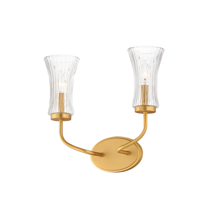 Camelot Sconce Natural Aged Brass