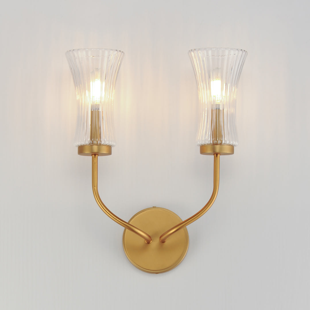 Camelot Sconce Natural Aged Brass alternate view