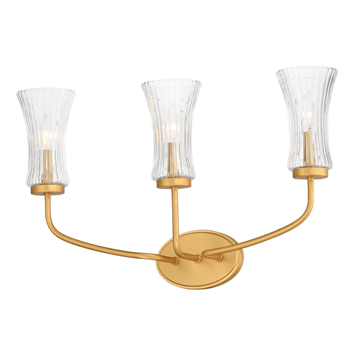 Camelot Sconce Natural Aged Brass