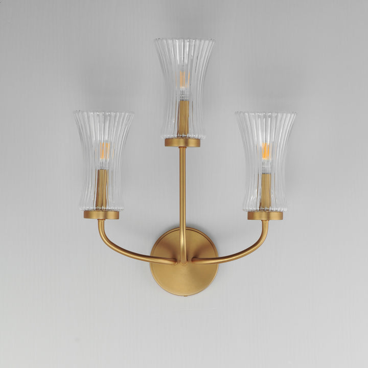 Camelot Sconce Natural Aged Brass alternate view