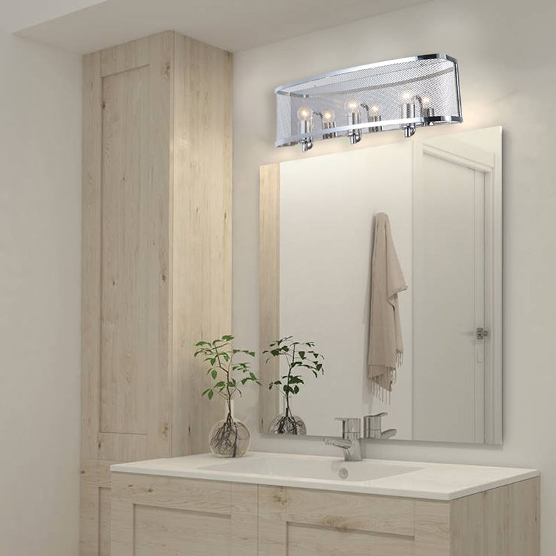 Chrome Vanity Light (ZP122) by Bethel - view 4