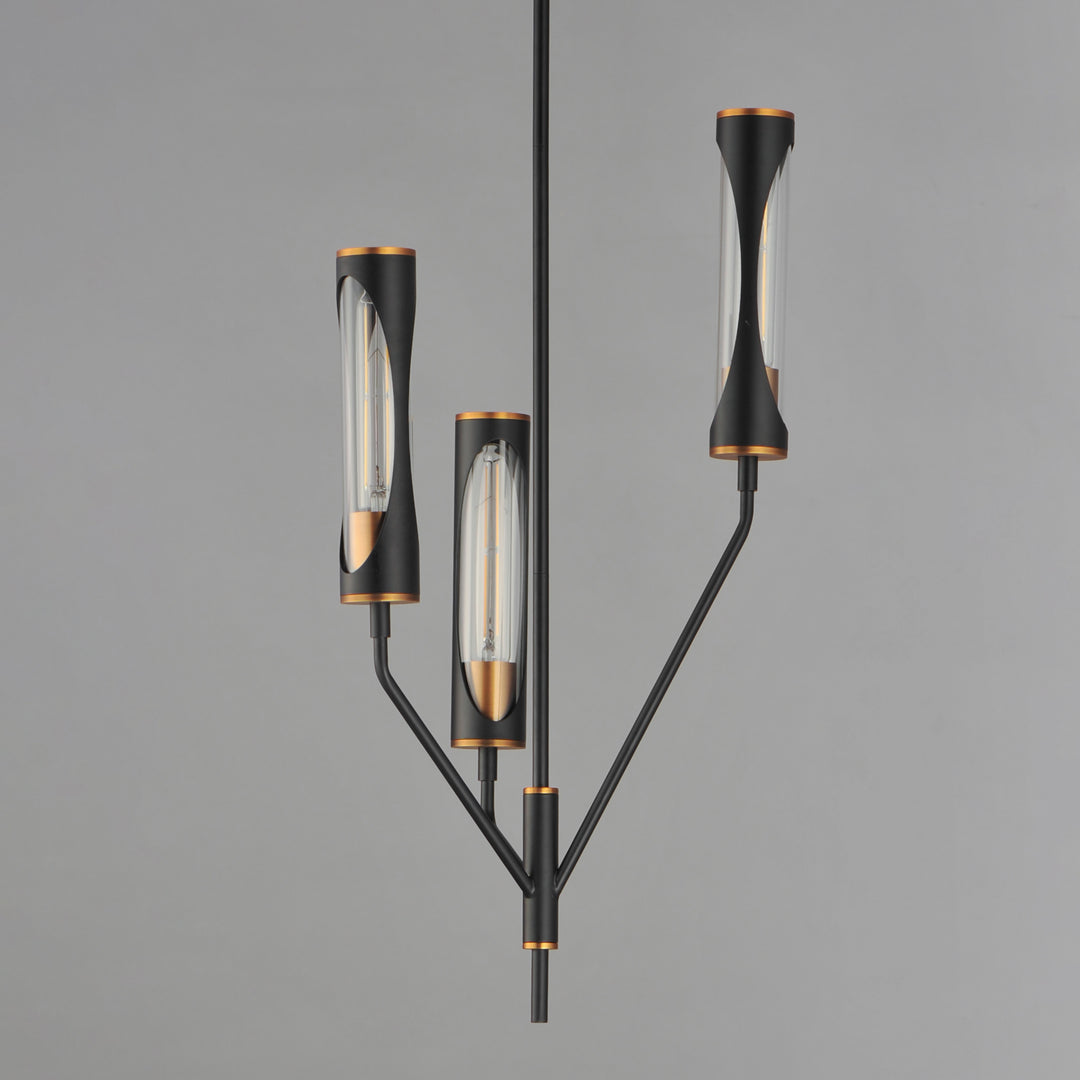 Regent Pendant Black / Antique Brass alternate view