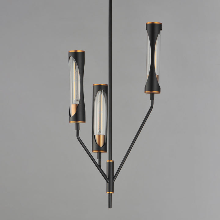Regent Pendant Black / Antique Brass alternate view