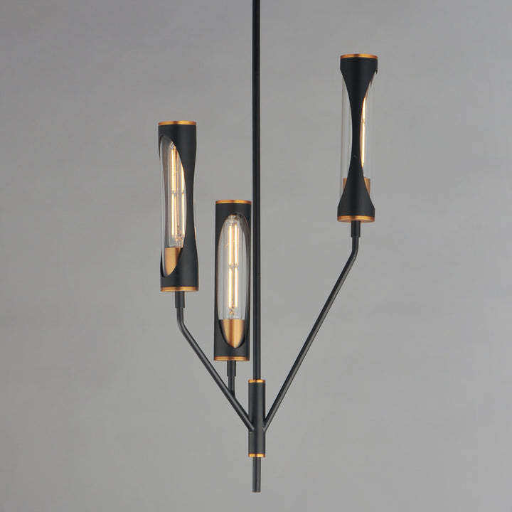 Regent Pendant Black / Antique Brass alternate view