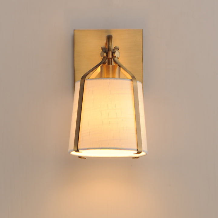 Bandera 1-Light Wall Sconce Wool / Natural Aged Brass alternate view