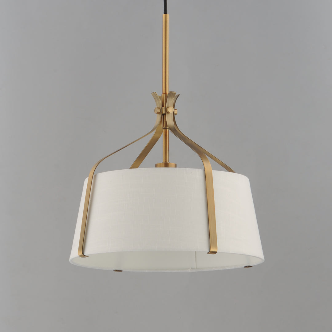 Bandera 14" 1-Light Pendant Wool / Natural Aged Brass alternate view