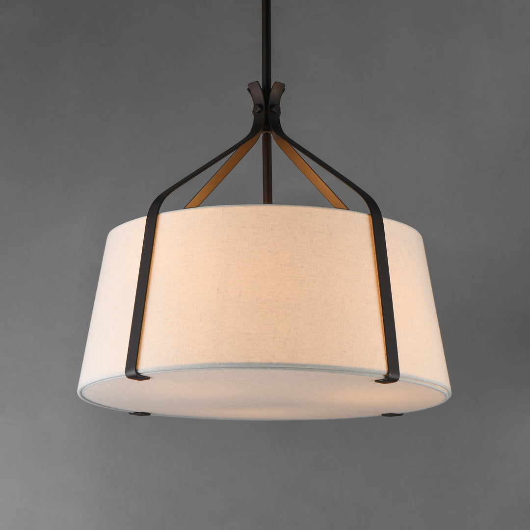 Bandera Pendant Oatmeal / Dark Bronze alternate view