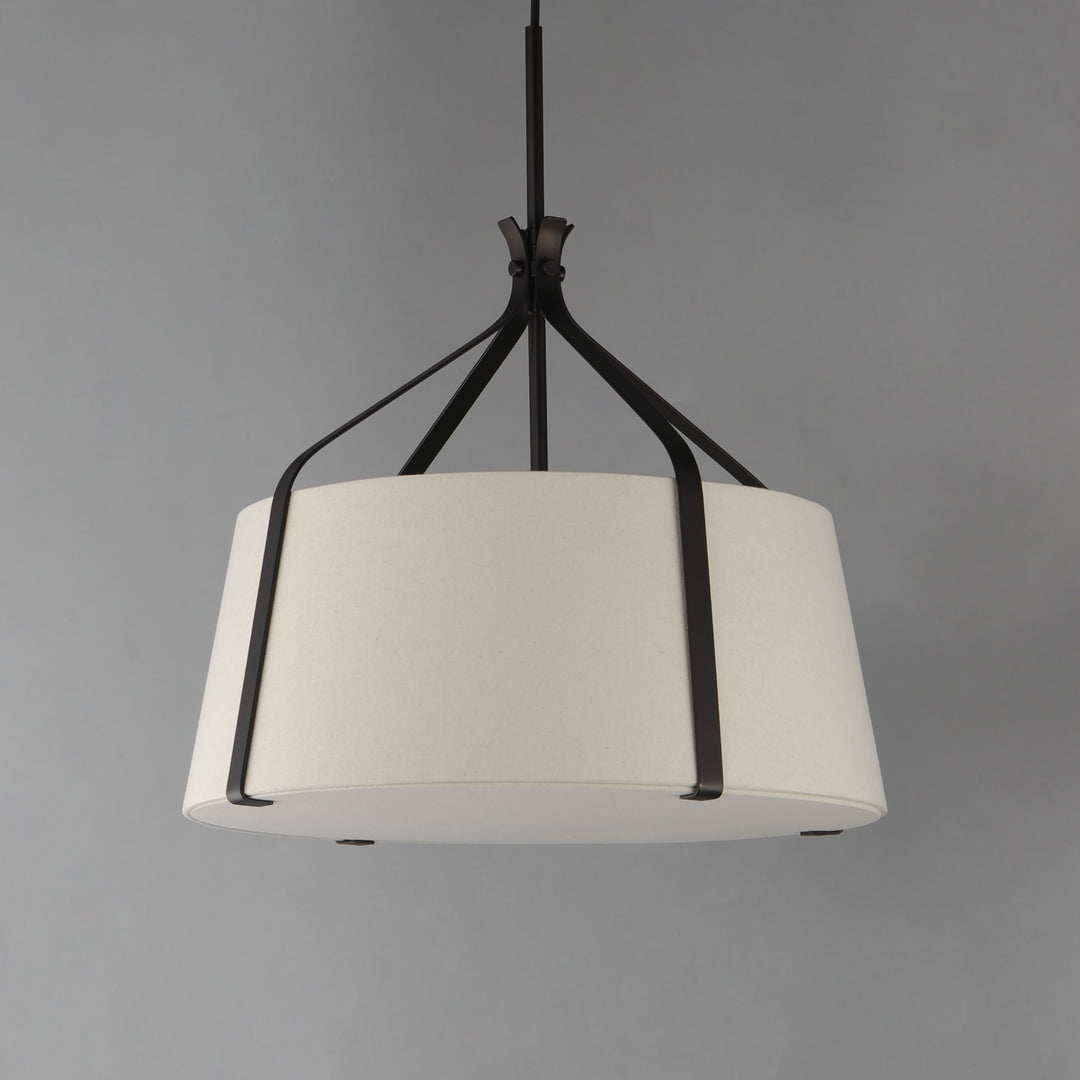 Bandera Pendant Oatmeal / Dark Bronze alternate view