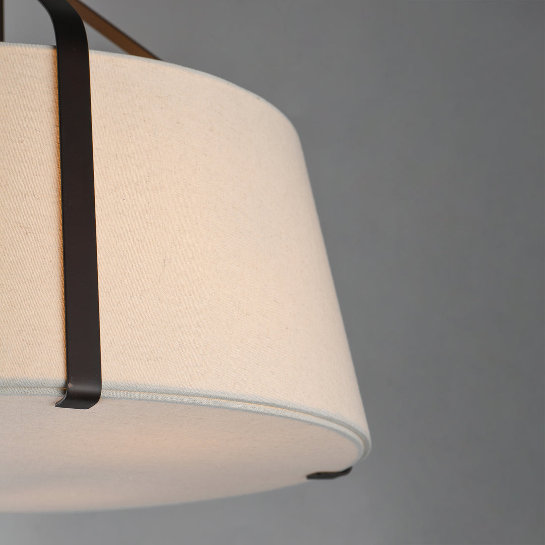 Bandera Pendant Oatmeal / Dark Bronze alternate view