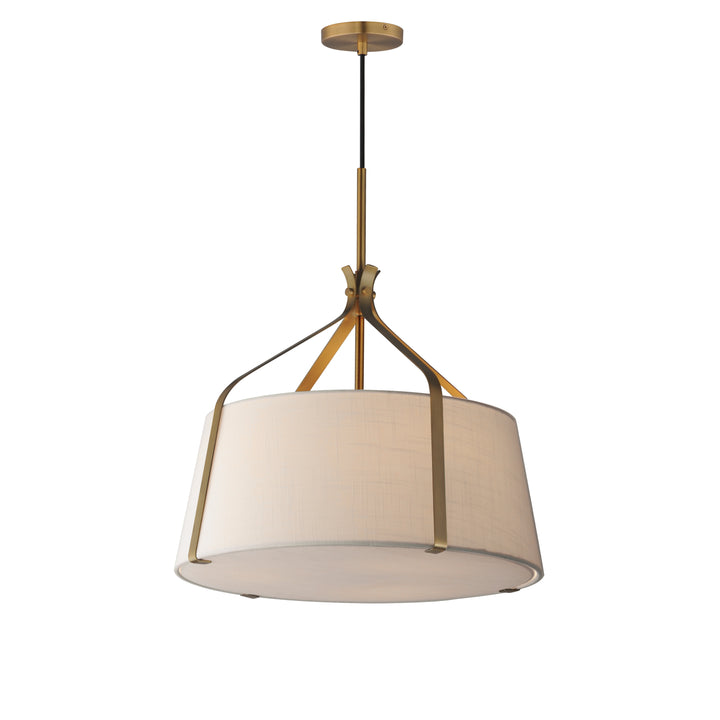 Bandera Pendant Wool / Natural Aged Brass