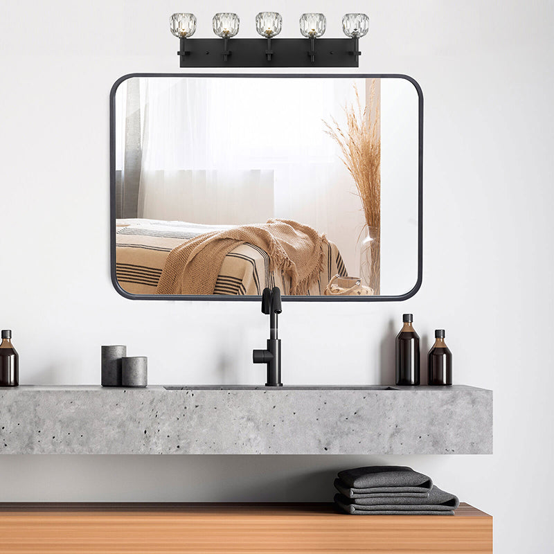 Frame Wall Sconce with Clear Crystal Shades by Bethel - view 15