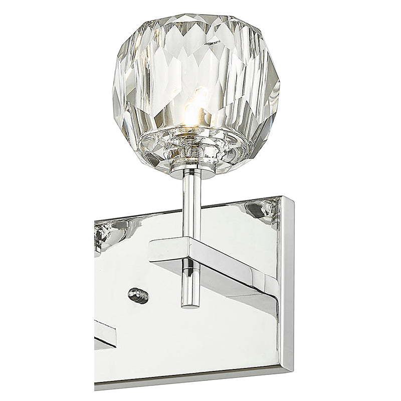 Frame Wall Sconce with Clear Crystal Shades by Bethel - view 26