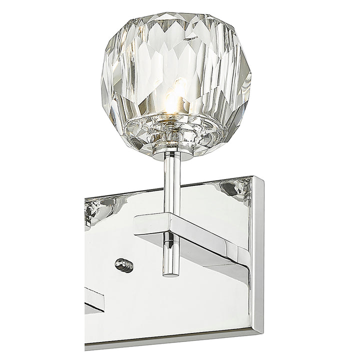 Frame Wall Sconce with Clear Crystal Shades by Bethel - view 26