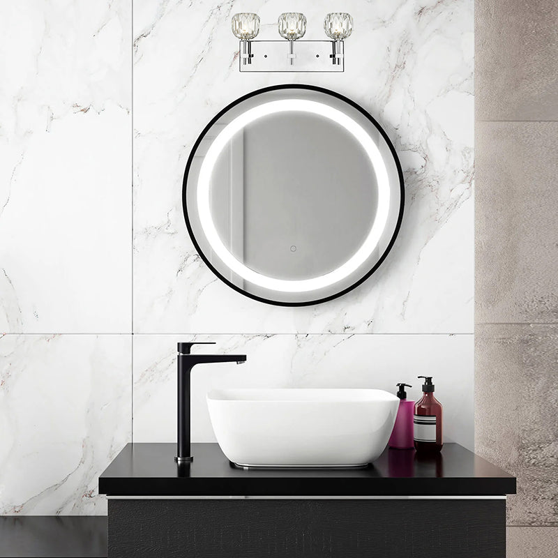 Frame Wall Sconce with Clear Crystal Shades by Bethel - view 20