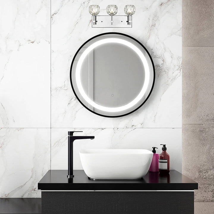 Frame Wall Sconce with Clear Crystal Shades by Bethel - view 20