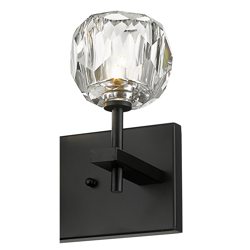 Frame Wall Sconce with Clear Crystal Shades by Bethel - view 2