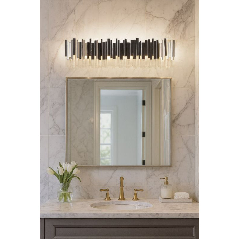 Crystal Vanity Light by Bethel - view 5