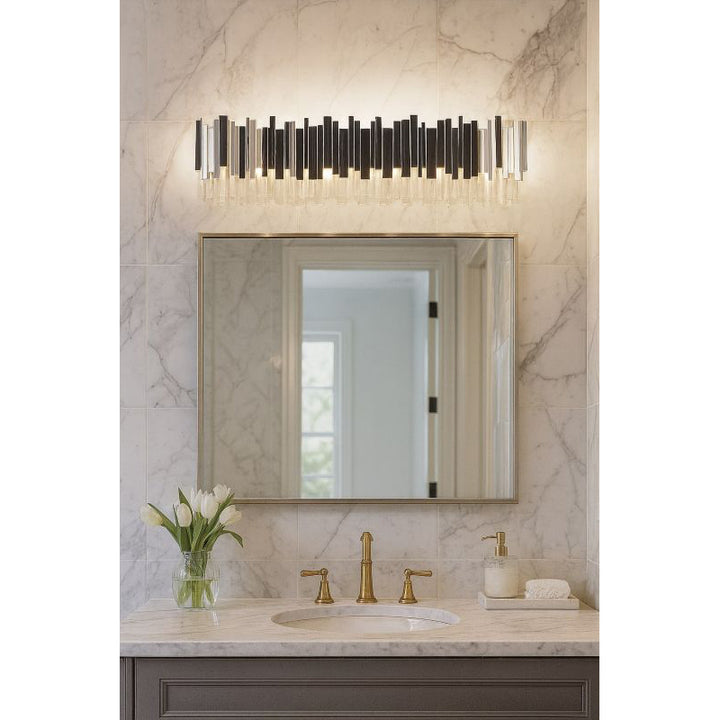 Crystal Vanity Light by Bethel - view 5