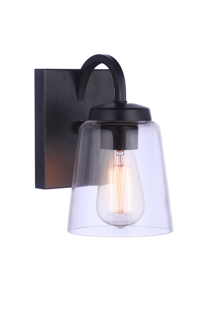 Elsa Wall Sconce in Flat Black by Craftmade