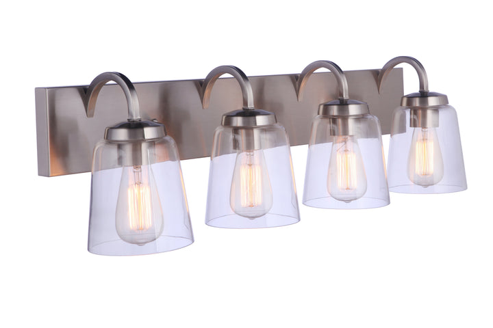 Elsa Vanity Light in Brushed Polished Nickel by Craftmade