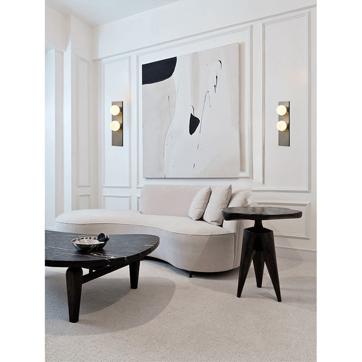 Black Glass Wall Sconce (MU150) by Bethel - view 4