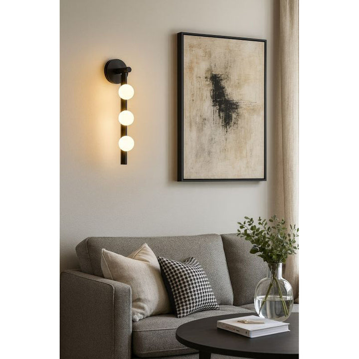 Glass Wall Sconce by Bethel - view 7