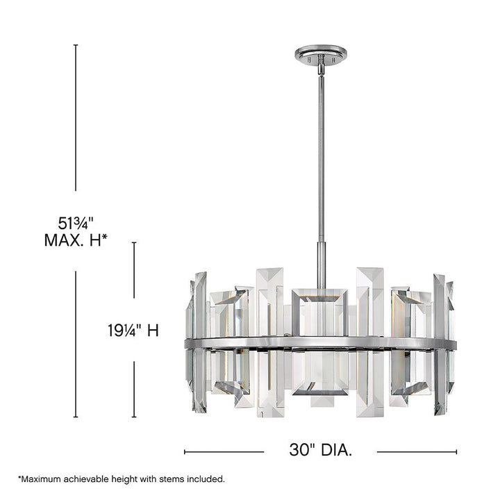 Odette Medium Convertible Drum Chandelier