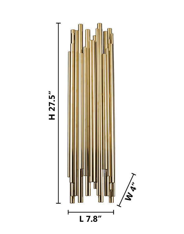 Stainless Steel Wall Sconce by Bethel - view 9