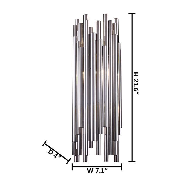Stainless Steel Wall Sconce by Bethel - view 15