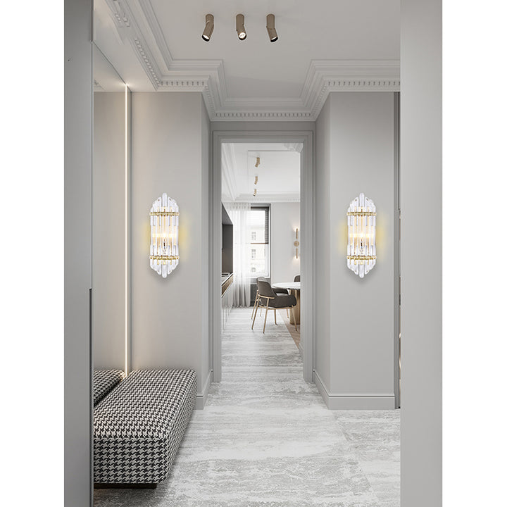 Frame Wall Sconce with Clear Glass Rods (MU45) by Bethel - view 2