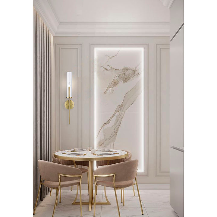 Frame Wall Sconce with Clear Glass Shade by Bethel - view 35