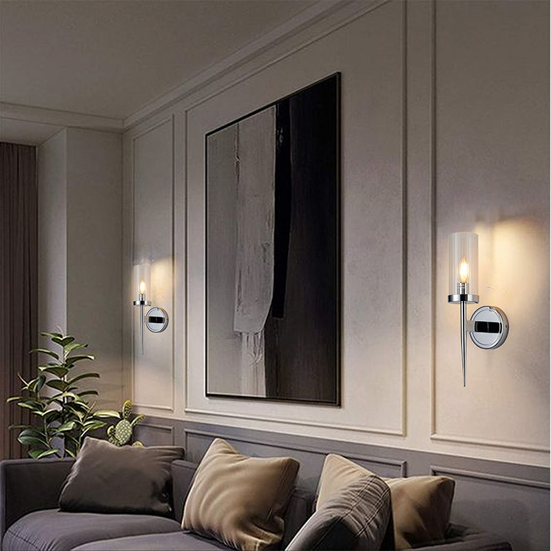 Frame Wall Sconce with Clear Glass Shade by Bethel - view 24