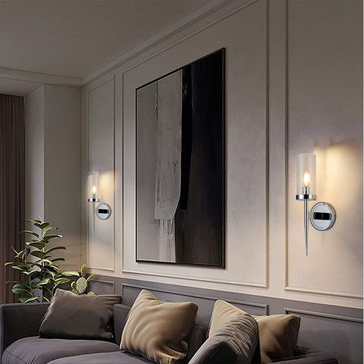 Frame Wall Sconce with Clear Glass Shade by Bethel - view 24