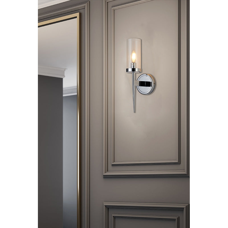 Frame Wall Sconce with Clear Glass Shade by Bethel - view 26