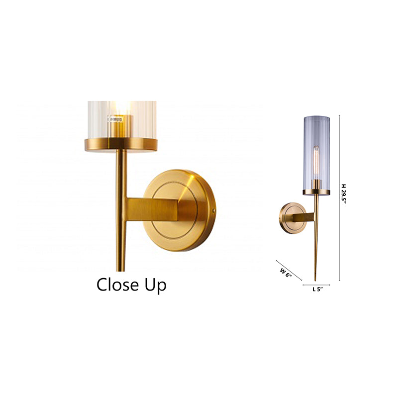 Frame Wall Sconce with Clear Glass Shade by Bethel - view 17