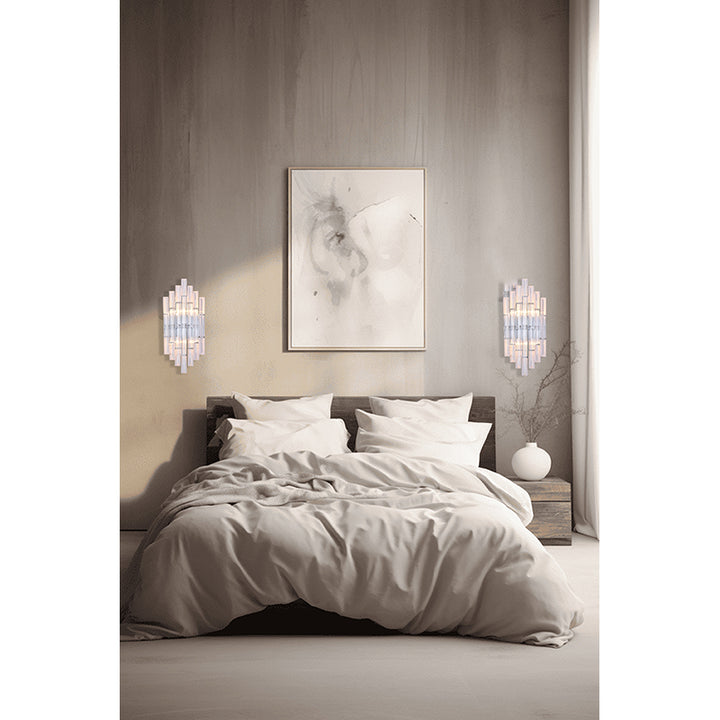 Clear Glass Wall Sconce by Bethel - view 7