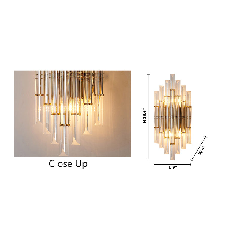 Clear Glass Wall Sconce by Bethel - view 16