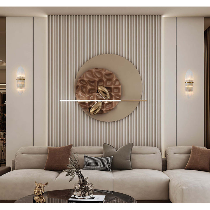 Frame Wall Sconce with Clear Glass Rods by Bethel - view 11