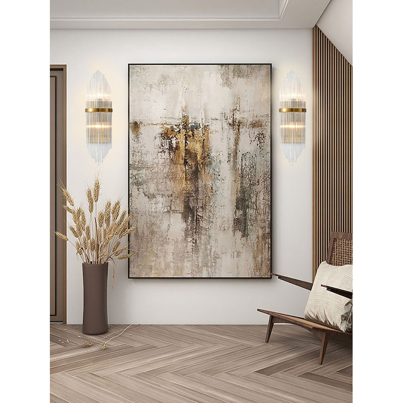 Frame Wall Sconce with Clear Glass Rods by Bethel - view 20