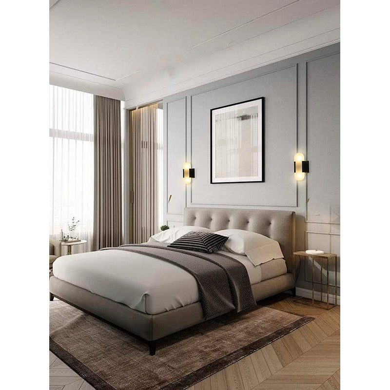 Satin Black Wall Sconce (KAC22) by Bethel - view 4
