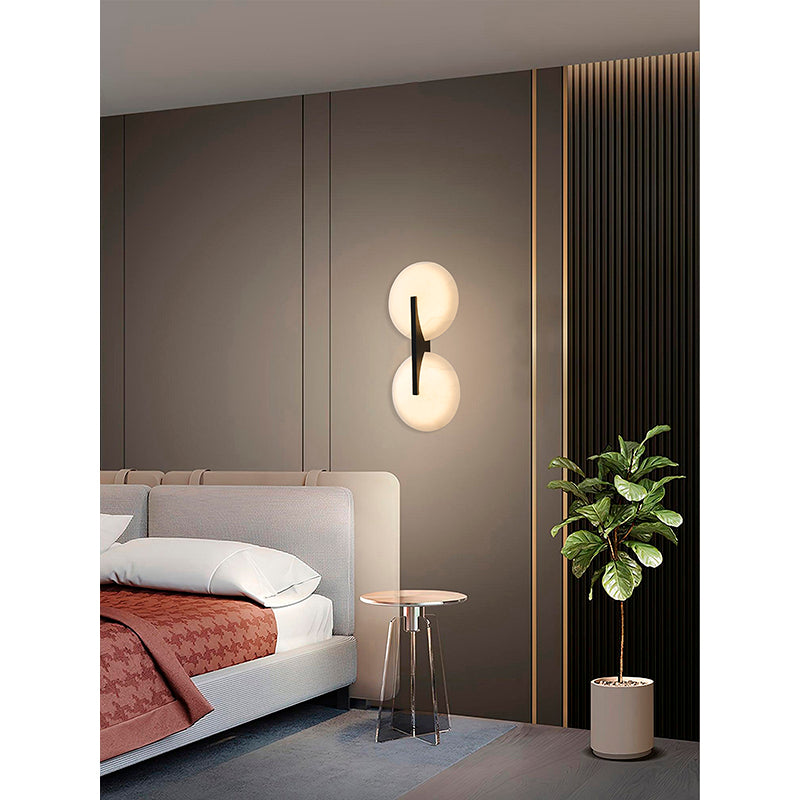 Satin Black Wall Sconce by Bethel - view 4