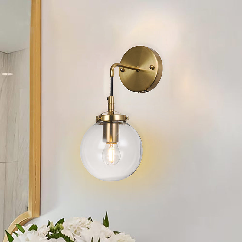 Brass Frame with Black Wall Sconce by Bethel - view 5