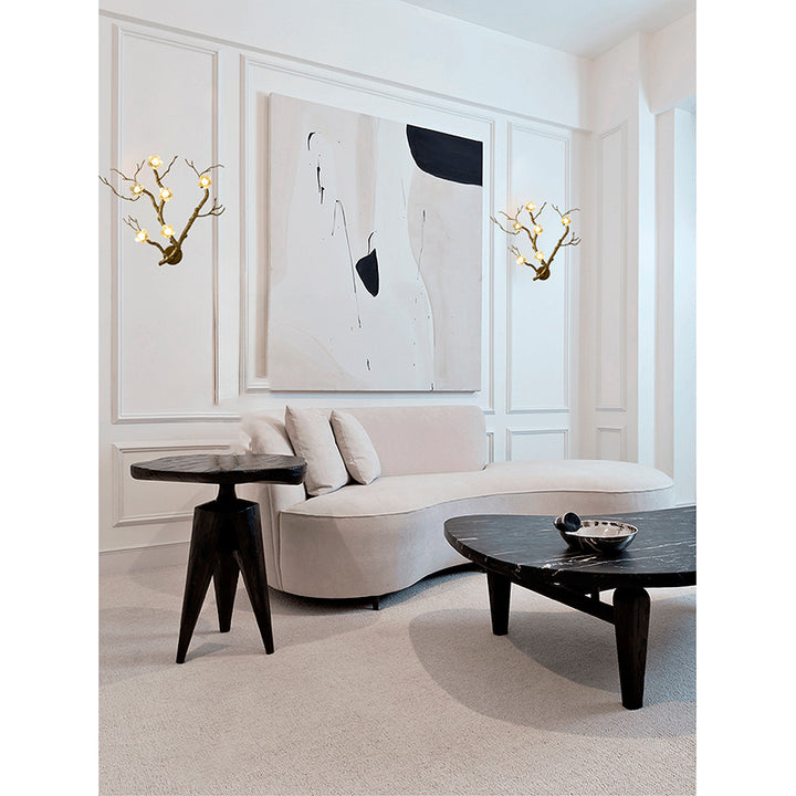 Brass Wall Sconce by Bethel - view 6